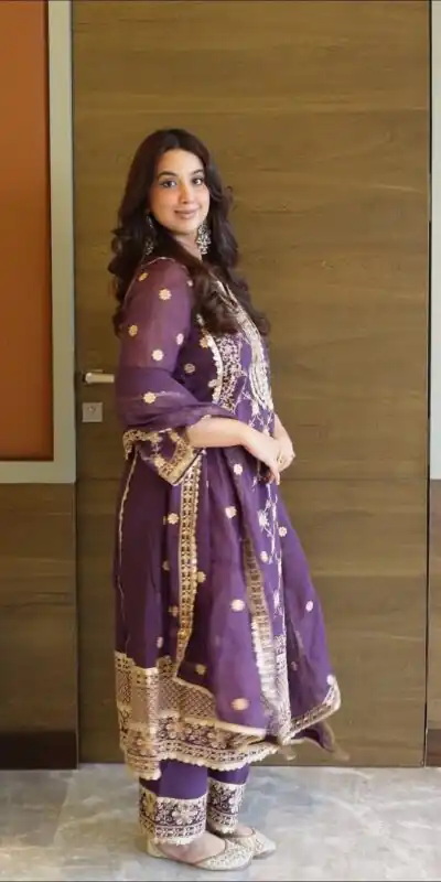 ZSR 3153 Purple in Color Pure Chinnon Embroidery Work Salwar Suit. Special Price ₹2149. Delivery 4-6 Working Days. Shop now. | Casual Suits, Jump Suits, Tops & Bottoms, Track Suits, Trendy Wear, Creative suits, Designer Suits, Palazzo Suits, Party Wear Suits, Patiala Suits, Salwar suit, Straight Suits