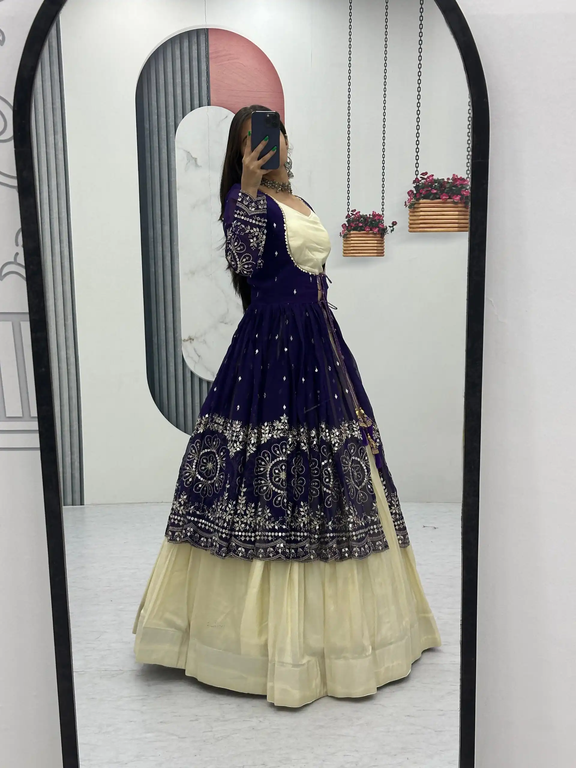 PC 556 Purple Color Simar Cosmos Lehenga Choli with Designer Work. Special Price ₹3049. Delivery 4-6 Working Days. Shop now. | Bollywood Lehenga, Creative Lehenga, Designer Lehenga, Embroidered Lehenga, Lehenga, Party Wear Lehenga