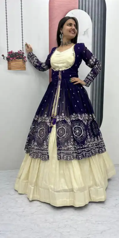 PC 556 Purple Color Simar Cosmos Lehenga Choli with Designer Work. Special Price ₹3049. Delivery 4-6 Working Days. Shop now. | Bollywood Lehenga, Creative Lehenga, Designer Lehenga, Embroidered Lehenga, Lehenga, Party Wear Lehenga