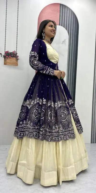 PC 556 Purple Color Simar Cosmos Lehenga Choli with Designer Work. Special Price ₹3049. Delivery 4-6 Working Days. Shop now. | Bollywood Lehenga, Creative Lehenga, Designer Lehenga, Embroidered Lehenga, Lehenga, Party Wear Lehenga