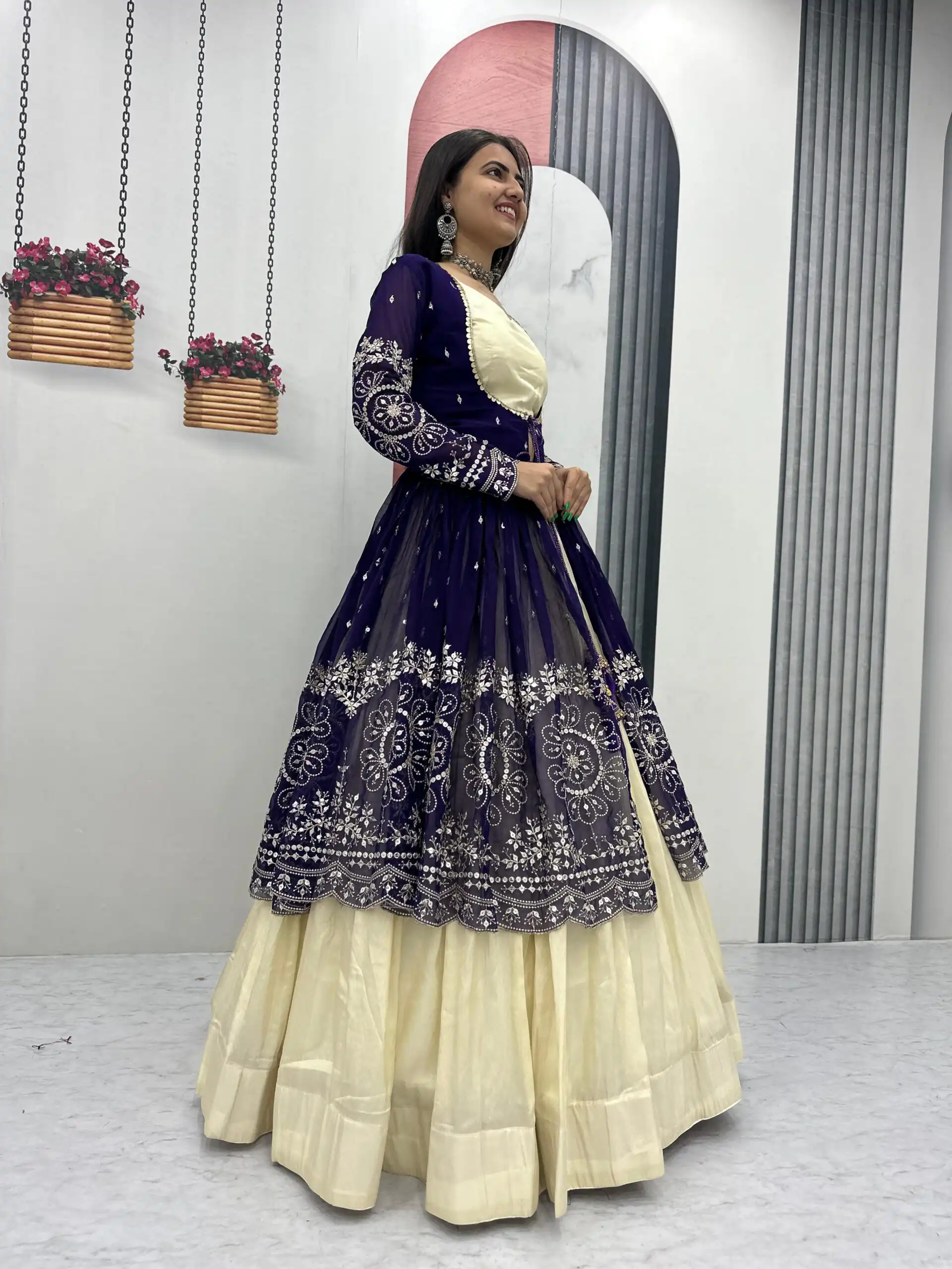 PC 556 Purple Color Simar Cosmos Lehenga Choli with Designer Work. Special Price ₹3049. Delivery 4-6 Working Days. Shop now. | Bollywood Lehenga, Creative Lehenga, Designer Lehenga, Embroidered Lehenga, Lehenga, Party Wear Lehenga