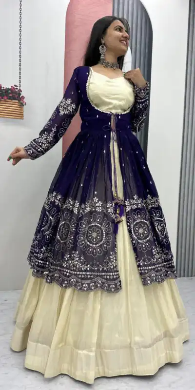 PC 556 Purple Color Simar Cosmos Lehenga Choli with Designer Work. Special Price ₹3049. Delivery 4-6 Working Days. Shop now. | Bollywood Lehenga, Creative Lehenga, Designer Lehenga, Embroidered Lehenga, Lehenga, Party Wear Lehenga