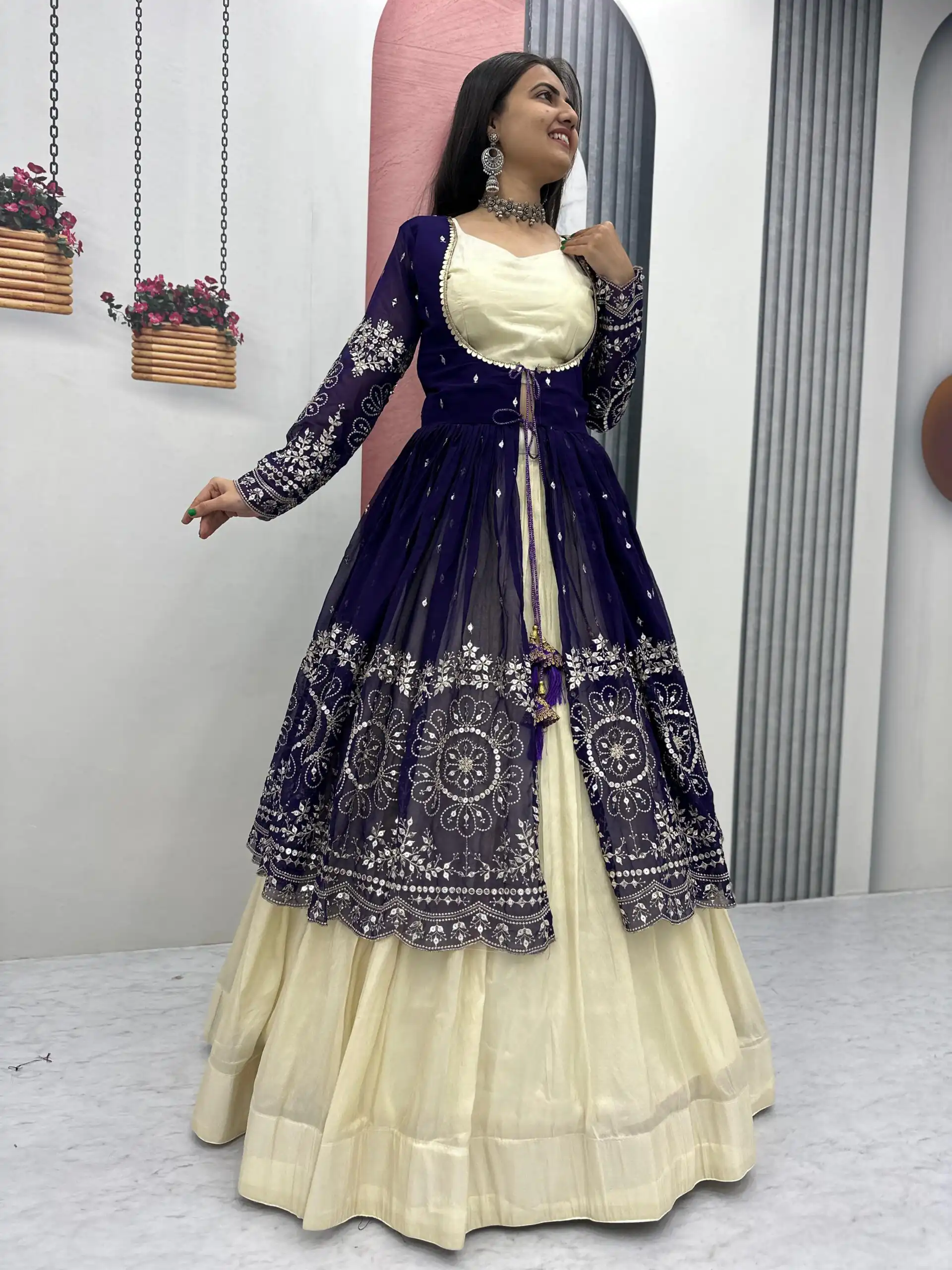 PC 556 Purple Color Simar Cosmos Lehenga Choli with Designer Work. Special Price ₹3049. Delivery 4-6 Working Days. Shop now. | Bollywood Lehenga, Creative Lehenga, Designer Lehenga, Embroidered Lehenga, Lehenga, Party Wear Lehenga