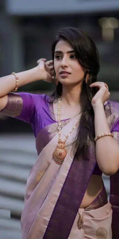 KPR 224 Purple Color Soft Lichi Silk Saree with Lace Border & Lace Work. Best Price ₹1449. Delivery 4-6 Working Days. Shop now. | Creative Sarees, Embroidered Sarees, Bollywood Sarees, Designer Sarees, Ethnic Saree, Modern Digital sarees, Party Wear Sarees, Sarees