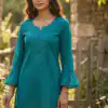 INLI Charmi vol 2 Rama in Rayon Chikan Work Designer Work Kurti . Affordable Price ₹1349. Delivery 4-6 Working Days. Shop now. | Bollywood Kurti, Creative Kurtis, Designer Kurti, Kurti, Party Wear Kurti, Selfie Kurti