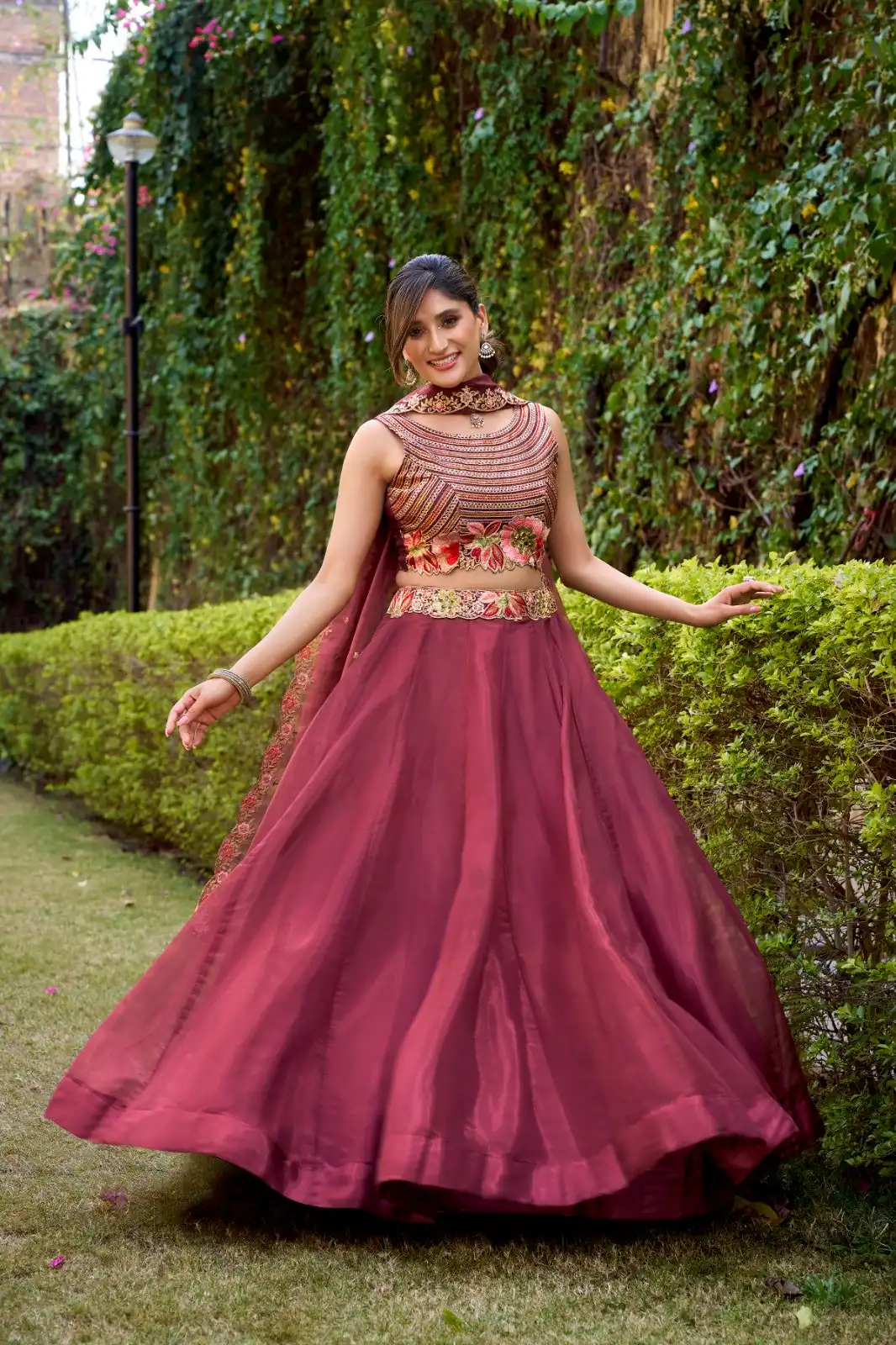 LNB 1445 Rani Pink Chanda Silk Lehenga Choli with Sequins Work & Embroidery Work. Grab it for ₹3399. Delivery 4-6 Working Days. Shop now. | Bollywood Lehenga, Creative Lehenga, Designer Lehenga, Embroidered Lehenga, Lehenga, Party Wear Lehenga