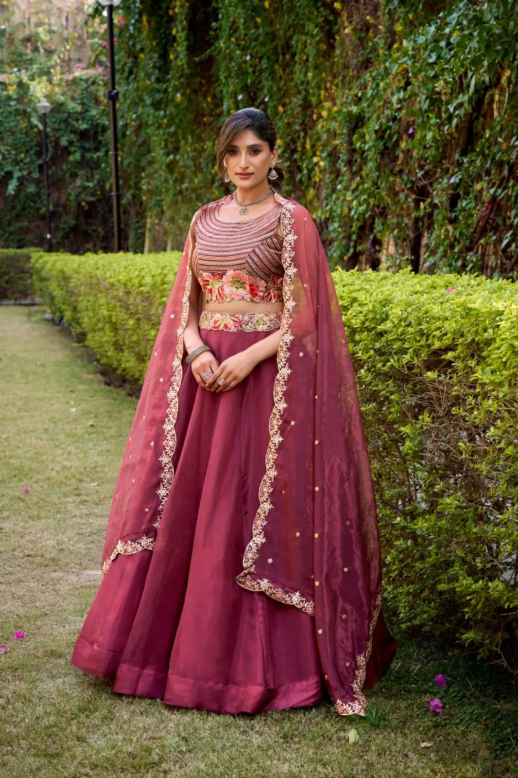 LNB 1445 Rani Pink Chanda Silk Lehenga Choli with Sequins Work & Embroidery Work. Grab it for ₹3399. Delivery 4-6 Working Days. Shop now. | Bollywood Lehenga, Creative Lehenga, Designer Lehenga, Embroidered Lehenga, Lehenga, Party Wear Lehenga
