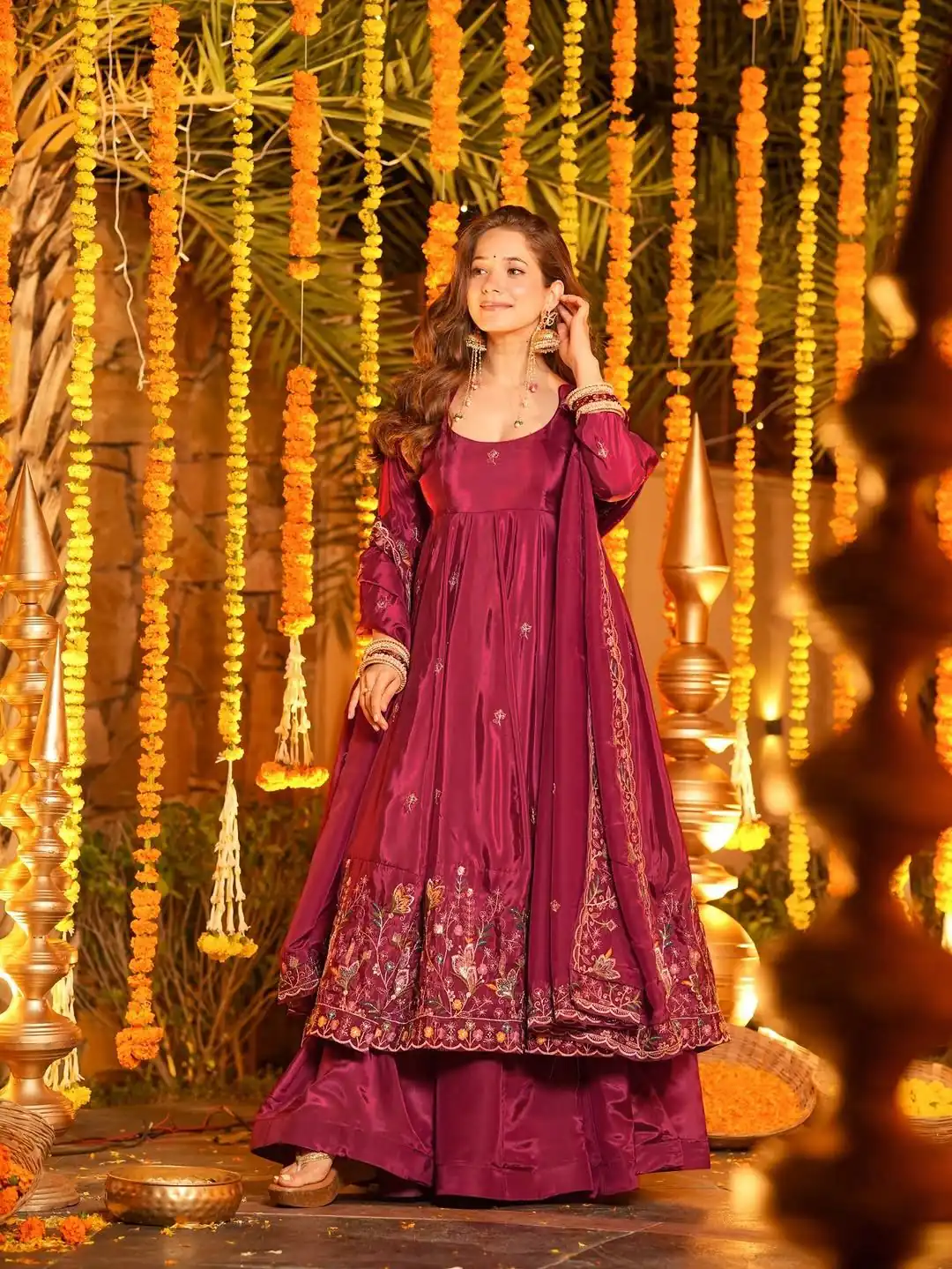 KD 1556 Rani Pink Natural Crap Silk Salwar Suit Perfect for Wedding, Party, Karwa Chauth, Raksha Bandhan, Engagement – . Grab it for ₹2549. Delive | Casual Suits, Jump Suits, Creative suits, Designer Suits, Palazzo Suits, Party Wear Suits, Patiala Suits, Salwar suit, Straight Suits