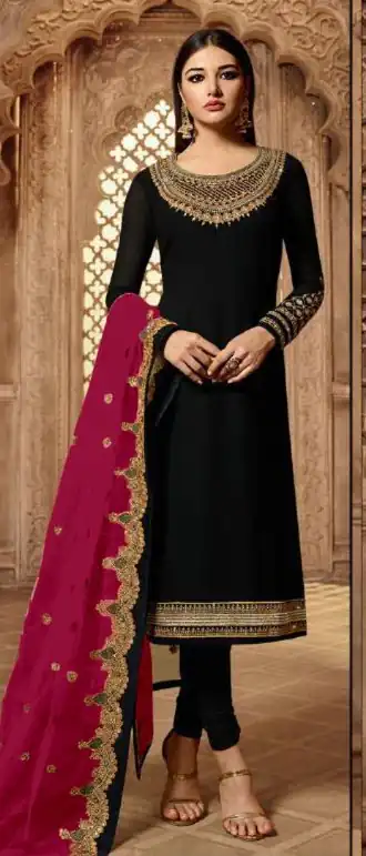 FC LT 3907 Rani Pink in Color Satin Georgette Stone Work Salwar Suit . Special Price ₹2499. Delivery 4-6 Working Days. Shop now. | Casual Suits, Jump Suits, Tops & Bottoms, Track Suits, Trendy Wear, Creative suits, Designer Suits, Palazzo Suits, Party Wear Suits, Patiala Suits, Salwar suit, Straight Suits