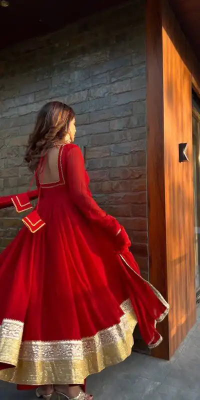 RTC 5961 Red in Color Blooming Georgette Lace Work Salwar Suit . Wedding, Party, Festive Grab it for ₹3049. Delivery 4-6 Working Days. Shop now. | Casual Suits, Jump Suits, Tops & Bottoms, Track Suits, Trendy Wear, Creative suits, Designer Suits, Palazzo Suits, Party Wear Suits, Patiala Suits, Salwar suit, Straight Suits