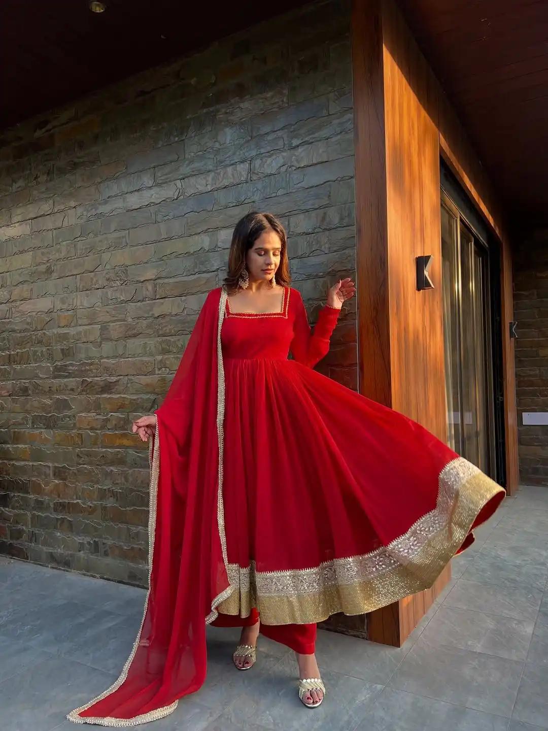 RTC 5961 Red in Color Blooming Georgette Lace Work Salwar Suit . Wedding, Party, Festive Grab it for ₹3049. Delivery 4-6 Working Days. Shop now. | Casual Suits, Jump Suits, Tops & Bottoms, Track Suits, Trendy Wear, Creative suits, Designer Suits, Palazzo Suits, Party Wear Suits, Patiala Suits, Salwar suit, Straight Suits