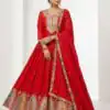 ZF 5002 Red Color Color Chinon Silk Salwar Suit with Embroidery Work. Festive Deal ₹2099. Delivery 4-6 Working Days. Shop now. | Casual Suits, Jump Suits, Tops & Bottoms, Track Suits, Trendy Wear, Creative suits, Designer Suits, Palazzo Suits, Party Wear Suits, Patiala Suits, Salwar suit, Straight Suits