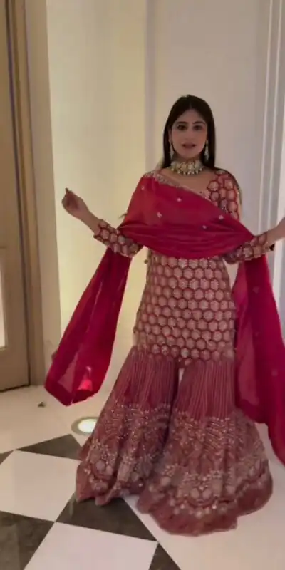 RTC 5963 Red in Color Faux Georgette Thread Work Salwar Suit . Wedding, Party, Festive Grab it for ₹3049. Delivery 4-6 Working Days. Shop now. | Casual Suits, Jump Suits, Tops & Bottoms, Track Suits, Trendy Wear, Creative suits, Designer Suits, Palazzo Suits, Party Wear Suits, Patiala Suits, Salwar suit, Straight Suits