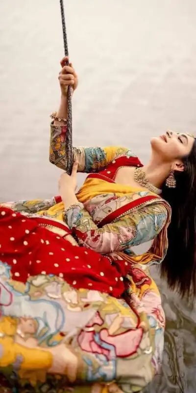 PC 327 Red Fox Georgette Lehenga Choli with Embroidery Work & Thread Embroidery. Special Price ₹2099. Delivery 4-6 Working Days. Shop now. | Bollywood Lehenga, Creative Lehenga, Designer Lehenga, Embroidered Lehenga, Lehenga, Party Wear Lehenga