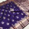 MB 39 Royal Blue Color Banarasi Silk Saree with Lace Work & Zari Work. Grab it for ₹1999. Delivery 4-6 Working Days. Shop now. | Creative Sarees, Embroidered Sarees, Bollywood Sarees, Designer Sarees, Ethnic Saree, Modern Digital sarees, Party Wear Sarees, Sarees