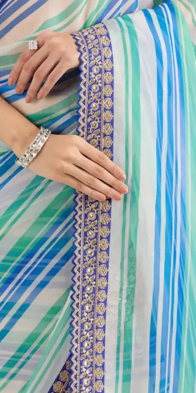 ANX Ritika Royal Blue Chinon Silk Saree Perfect for Wedding, Party, Sangeet, Reception, Onam – . Special Price ₹1899. Delivery 4-6 Working Days. Shop now. | Creative Sarees, Embroidered Sarees, Bollywood Sarees, Designer Sarees, Ethnic Saree, Modern Digital sarees, Party Wear Sarees, Sarees
