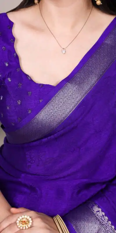 YNF 7916 Royal Blue Chinon Saree with Zari Work. Wedding, Party, Festive, Events Festive Deal ₹1699. Delivery 4-6 Working Days. Shop now. | Creative Sarees, Embroidered Sarees, Bollywood Sarees, Designer Sarees, Ethnic Saree, Modern Digital sarees, Party Wear Sarees, Sarees