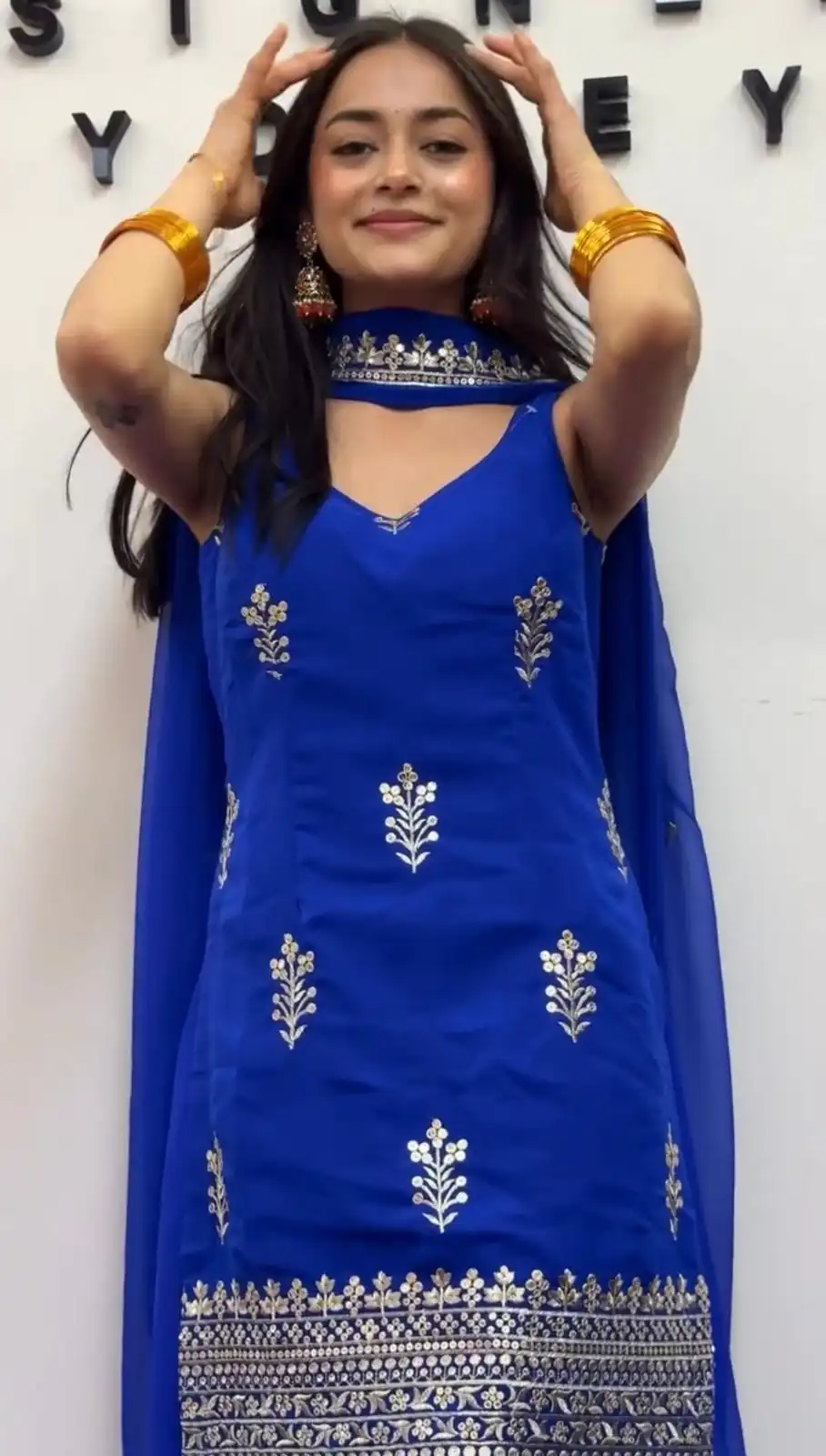 RTC 5944 Royal Blue in Royal Blue Foux Gorgette. Lace Work Salwar Suit Affordable Price ₹1999. Delivery 4-6 Working Days. Shop now. | Casual Suits, Jump Suits, Tops & Bottoms, Track Suits, Trendy Wear, Creative suits, Designer Suits, Palazzo Suits, Party Wear Suits, Patiala Suits, Salwar suit, Straight Suits