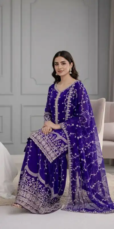 SSR 533 Royal Blue Color Fendy Silk Salwar Suit with Embroidery Work. Affordable Price ₹2149. Delivery 4-6 Working Days. Shop now. | Casual Suits, Jump Suits, Creative suits, Designer Suits, Palazzo Suits, Party Wear Suits, Patiala Suits, Salwar suit, Straight Suits
