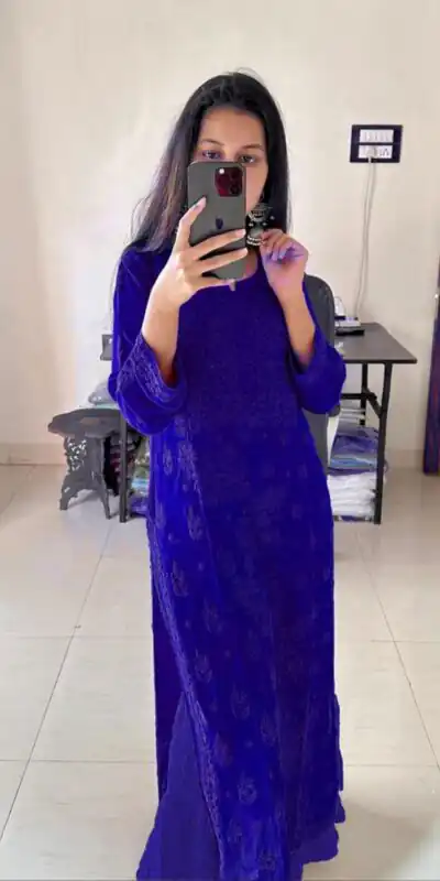 BE 354 Royal Blue Color Georgette With Embroidery Work Salwar Suit Casual, Wedding, Festive, Events . Expected Delivery  4-6 Working Days @1899/- only      | Casual Suits, Jump Suits, Creative suits, Designer Suits, Palazzo Suits, Party Wear Suits, Patiala Suits, Salwar suit, Straight Suits