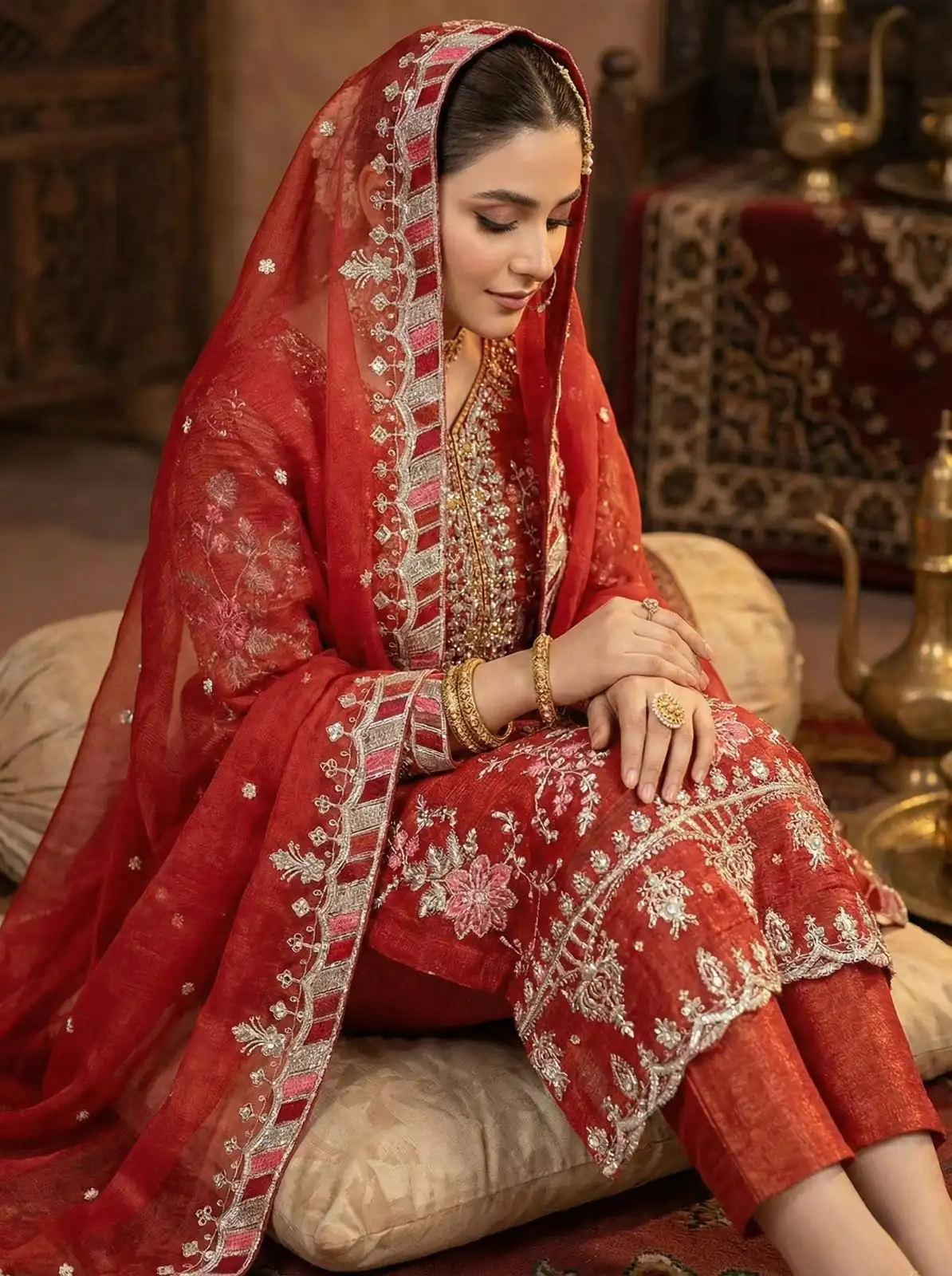 SRK 5321 Rust Crunchy Silk Salwar Suit Perfect for Wedding, Party, Eid, Sangeet, Cultural Events – . Exclusive Offer ₹2499. Delivery 4-6 Working Days. | Casual Suits, Jump Suits, Creative suits, Designer Suits, Palazzo Suits, Party Wear Suits, Patiala Suits, Salwar suit, Straight Suits