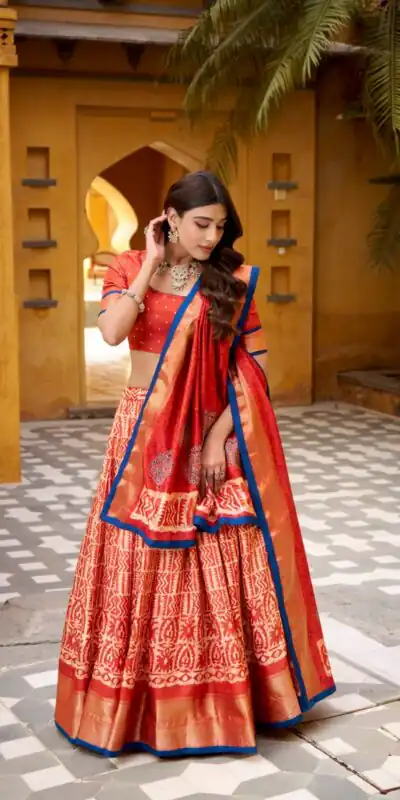 LNB 1252 Rust Dola Silk Lehenga Choli Perfect for Wedding, Party, Raksha Bandhan, Engagement, Onam – . Now at just ₹2449. Delivery 4-6 Working Days. | Bollywood Lehenga, Creative Lehenga, Designer Lehenga, Embroidered Lehenga, Lehenga, Party Wear Lehenga