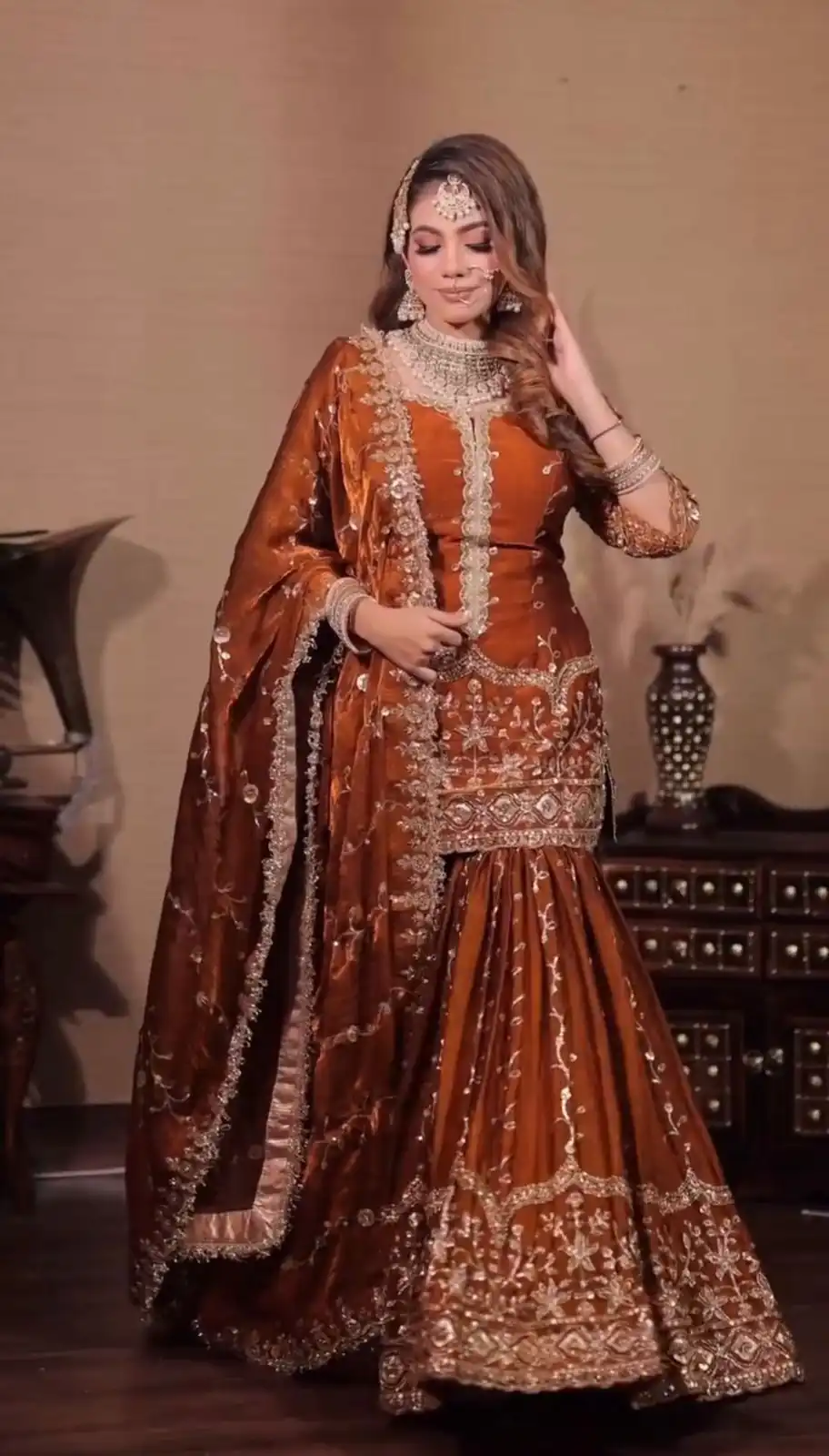 SSR 533 Rust Color Fendy Silk Salwar Suit with Embroidery Work. Affordable Price ₹2149. Delivery 4-6 Working Days. Shop now. | Casual Suits, Jump Suits, Creative suits, Designer Suits, Palazzo Suits, Party Wear Suits, Patiala Suits, Salwar suit, Straight Suits