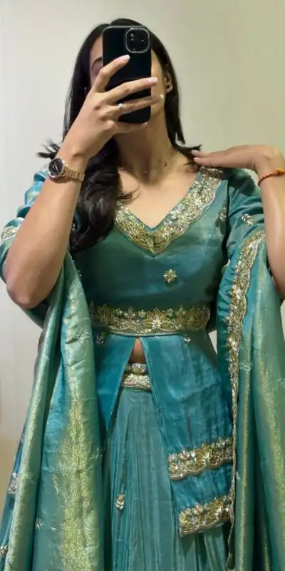 PC 552 Sea Green Color Chinon silk Lehenga Choli with Cut Work. Special Price ₹2499. Delivery 4-6 Working Days. Shop now. | Bollywood Lehenga, Creative Lehenga, Designer Lehenga, Embroidered Lehenga, Lehenga, Party Wear Lehenga
