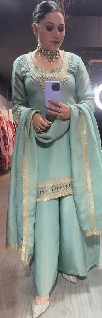 LG 2015 Sky Blue Cosmos Salwar Suit Perfect for Wedding, Party, Karwa Chauth, Eid, Holi – . Exclusive Offer ₹2099. Delivery 4-6 Working Days. Shop now. | Casual Suits, Jump Suits, Creative suits, Designer Suits, Palazzo Suits, Party Wear Suits, Patiala Suits, Salwar suit, Straight Suits
