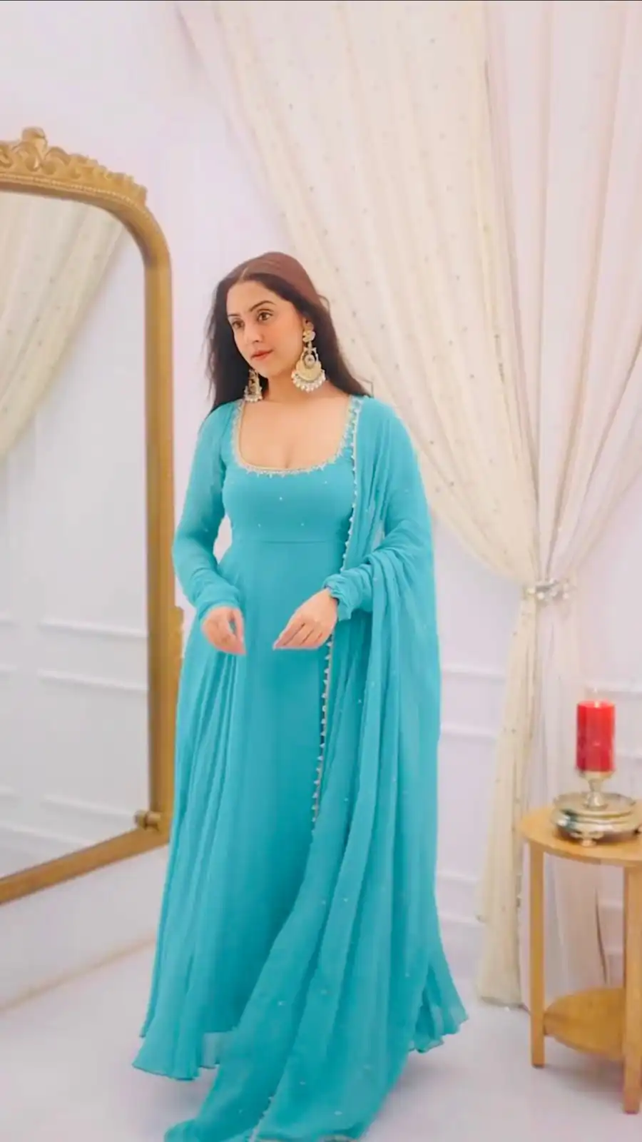 SRK 5312 Sky Blue Faux Georgette Salwar Suit Perfect for Wedding, Party, Pongal, Haldi, Ethnic Day – . Available at ₹1949 only. Delivery 4-6 Workin | Casual Suits, Jump Suits, Tops & Bottoms, Track Suits, Trendy Wear, Creative suits, Designer Suits, Palazzo Suits, Party Wear Suits, Patiala Suits, Salwar suit, Straight Suits