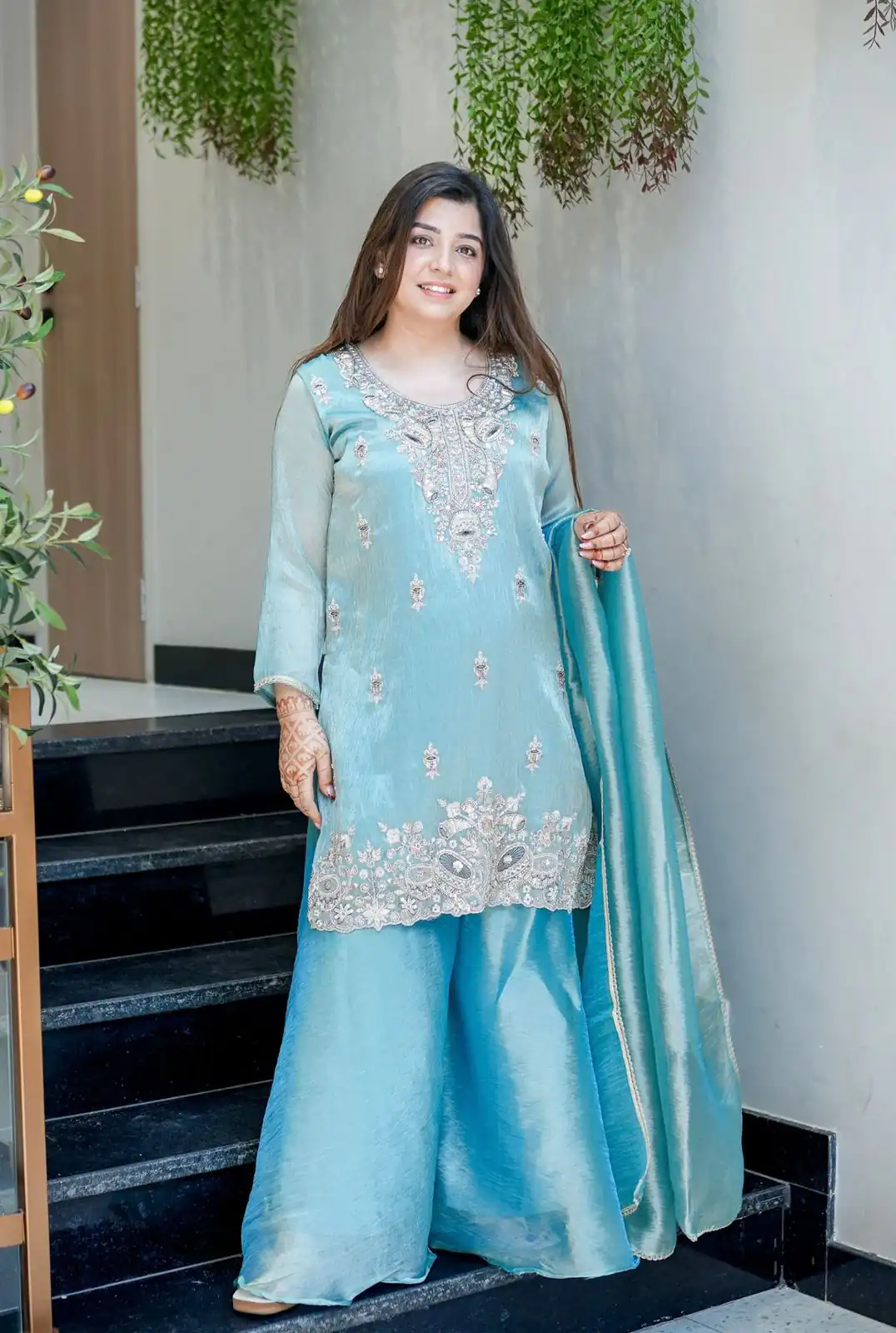 SSR 531 Sky Blue Jimmy Choo Salwar Suit Perfect for Wedding, Party, Baby Shower, Durga Puja, Engagement – . Get it for ₹1949. Delivery 4-6 Working Days. | Casual Suits, Jump Suits, Creative suits, Designer Suits, Palazzo Suits, Party Wear Suits, Patiala Suits, Salwar suit, Straight Suits