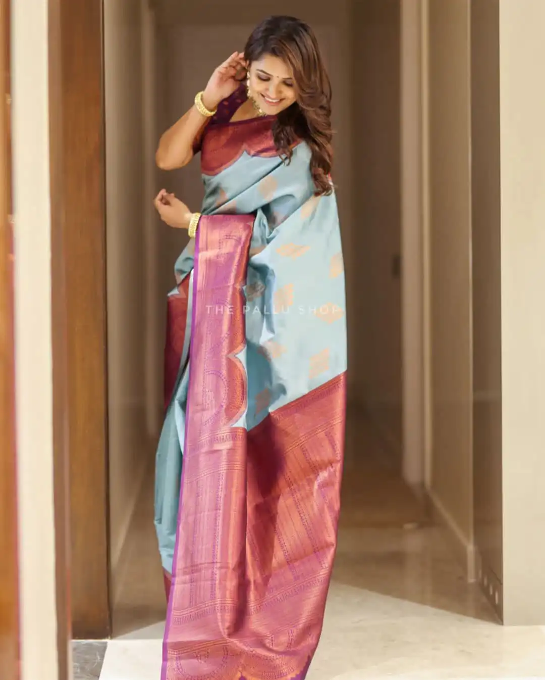 KPR 133 Sky Blue Color Soft Lichi Silk Saree with Designer Work. Exclusive Offer ₹1399. Delivery 4-6 Working Days. Shop now. | Creative Sarees, Embroidered Sarees, Bollywood Sarees, Designer Sarees, Ethnic Saree, Modern Digital sarees, Party Wear Sarees, Sarees