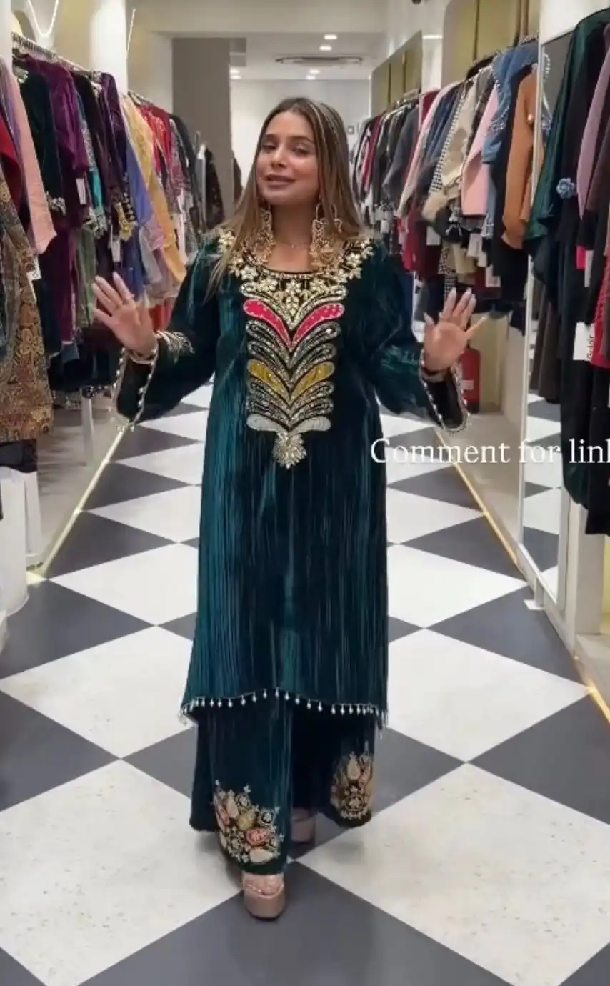 ST 1149 Teal in 9000 Velvet Lace Work & Embroidery Work Salwar Suit . Affordable Price ₹2029. Delivery 4-6 Working Days. Shop now. | Casual Suits, Jump Suits, Tops & Bottoms, Track Suits, Trendy Wear, Creative suits, Designer Suits, Palazzo Suits, Party Wear Suits, Patiala Suits, Salwar suit, Straight Suits