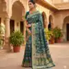 MS 546 Teal in Color Banarasi Silk Zari Work All Over Saree . Available at ₹1649 only. Delivery 4-6 Working Days. Shop now. | Creative Sarees, Embroidered Sarees, Bollywood Sarees, Designer Sarees, Ethnic Saree, Modern Digital sarees, Party Wear Sarees, Sarees