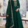 DS V 67741 Teal Silk Georgette Salwar Suit with Embroidery Work. Available at ₹2549 only. Delivery 4-6 Working Days. Shop now. | Casual Suits, Jump Suits, Tops & Bottoms, Track Suits, Trendy Wear, Creative suits, Designer Suits, Palazzo Suits, Party Wear Suits, Patiala Suits, Salwar suit, Straight Suits