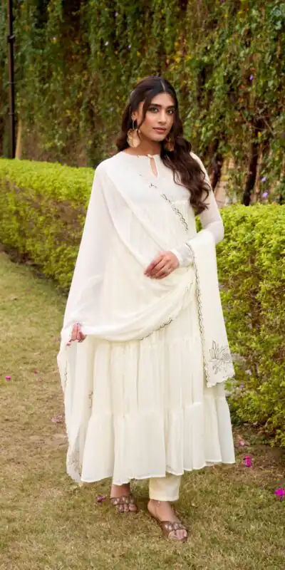 YNF 5001 White in White Marbel. Designer Work Salwar Suit Wedding, Party, Festive, Events, Best Price ₹2599. Delivery 4-6 Working Days. Shop now. | Casual Suits, Jump Suits, Creative suits, Designer Suits, Palazzo Suits, Party Wear Suits, Patiala Suits, Salwar suit, Straight Suits