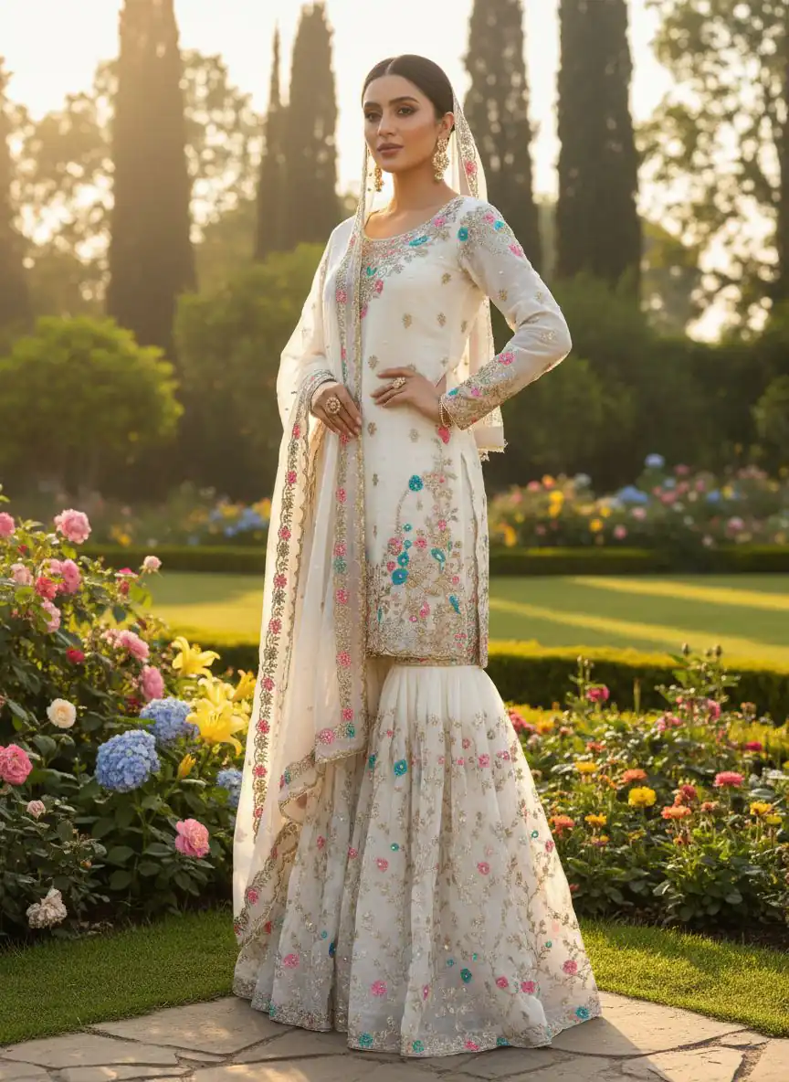 RTC 5956 White Organza Silk Salwar Suit Perfect for Wedding, Party, Mehendi, Lohri, Housewarming – . Special Price ₹3049. Delivery 4-6 Working Days. | Casual Suits, Jump Suits, Tops & Bottoms, Track Suits, Trendy Wear, Creative suits, Designer Suits, Palazzo Suits, Party Wear Suits, Patiala Suits, Salwar suit, Straight Suits