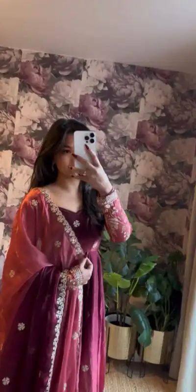 RTC 5955 Wine Chinon Silk Salwar Suit Perfect for Wedding, Party, Cultural Events, Lohri, Reception Exclusive Offer ₹2549. Delivery 4-6 Working Day | Casual Suits, Jump Suits, Tops & Bottoms, Track Suits, Trendy Wear, Creative suits, Designer Suits, Palazzo Suits, Party Wear Suits, Patiala Suits, Salwar suit, Straight Suits