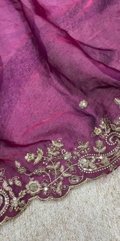 BT 3151 Wine Fandy Satin Silk Saree with Sequins Work & Embroidery Work. Get it for ₹1949. Delivery 4-6 Working Days. Shop now. | Creative Sarees, Embroidered Sarees, Bollywood Sarees, Designer Sarees, Ethnic Saree, Modern Digital sarees, Party Wear Sarees, Sarees