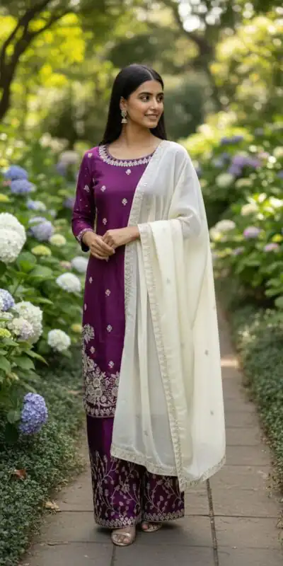 Maroon Wine Silk Salwar Suit ZSR 3157 Maroon with Lace Work & Embroidery Work. Introductory Price ₹2149. Delivery 4-6 Working Days. Shop now. | Casual Suits, Jump Suits, Tops & Bottoms, Track Suits, Trendy Wear, Creative suits, Designer Suits, Palazzo Suits, Party Wear Suits, Patiala Suits, Salwar suit, Straight Suits