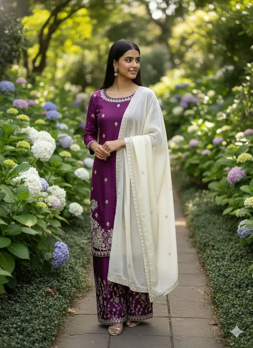 Maroon Wine Silk Salwar Suit ZSR 3157 Maroon with Lace Work & Embroidery Work. Introductory Price ₹2149. Delivery 4-6 Working Days. Shop now. | Casual Suits, Jump Suits, Tops & Bottoms, Track Suits, Trendy Wear, Creative suits, Designer Suits, Palazzo Suits, Party Wear Suits, Patiala Suits, Salwar suit, Straight Suits