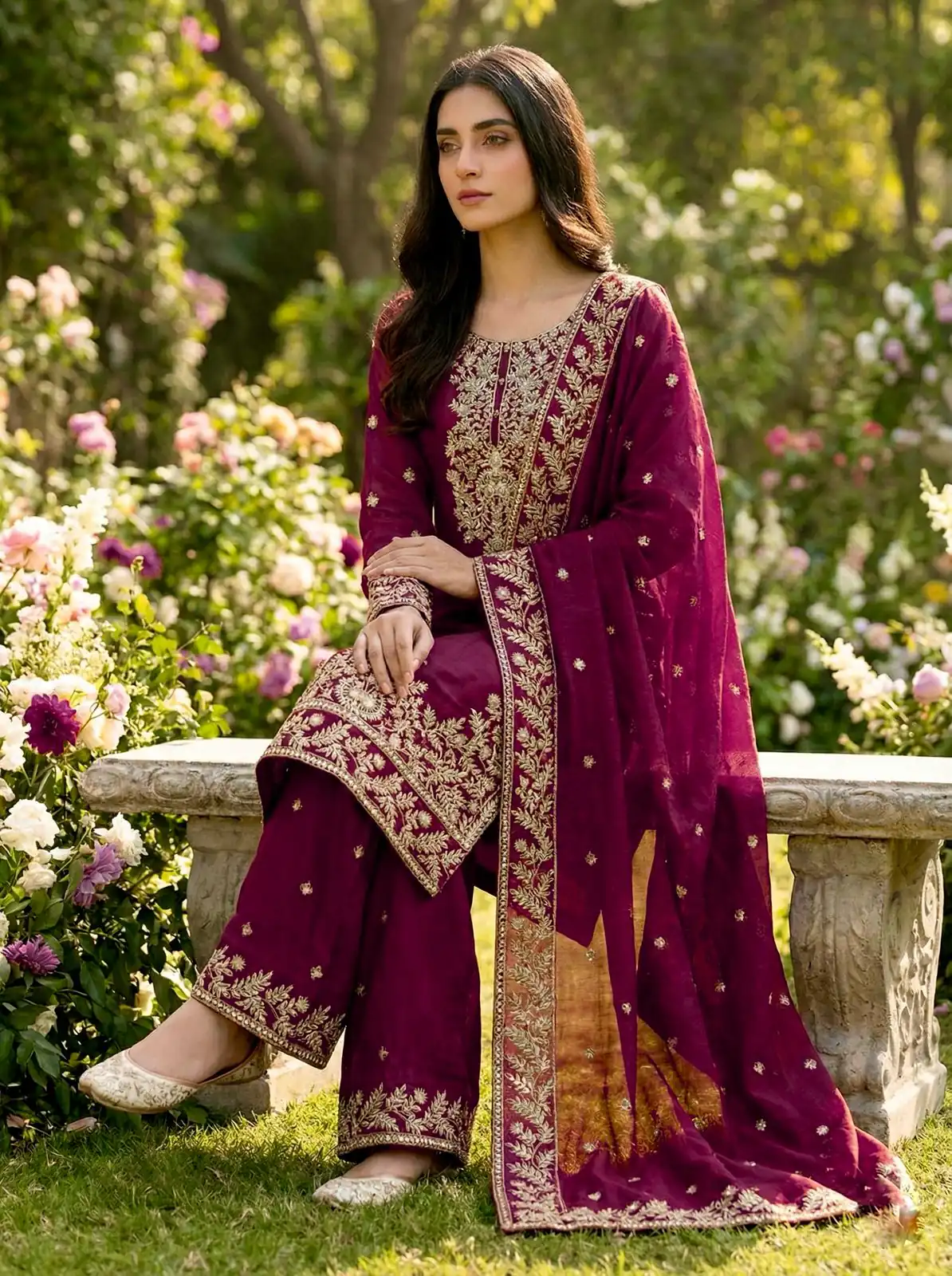 SRK 5316 Wine Organza Silk Salwar Suit Perfect for Wedding, Party, Makar Sankranti, Eid, Durga Puja – . Affordable Price ₹2149. Delivery 4-6 Workin | Casual Suits, Jump Suits, Tops & Bottoms, Track Suits, Trendy Wear, Creative suits, Designer Suits, Palazzo Suits, Party Wear Suits, Patiala Suits, Salwar suit, Straight Suits