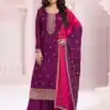 FC 69451 Wine Vichitra Salwar Suit with Zari Work & Embroidery Work. Best Price ₹2099. Delivery 4-6 Working Days. Shop now. | Casual Suits, Jump Suits, Tops & Bottoms, Track Suits, Trendy Wear, Creative suits, Designer Suits, Palazzo Suits, Party Wear Suits, Patiala Suits, Salwar suit, Straight Suits