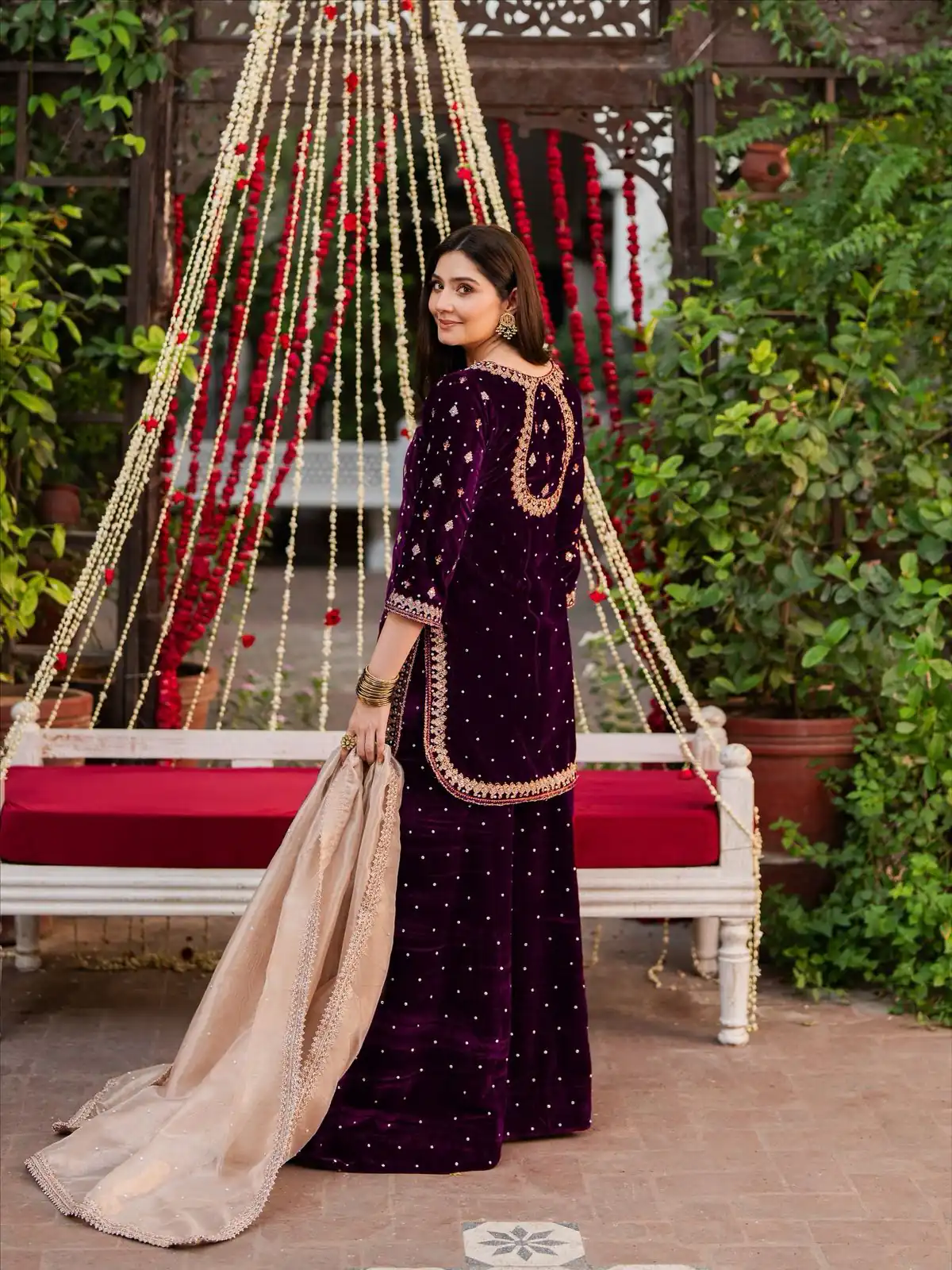 KD 1536 Wine Viscose Velvet Thread Sequence Work Salwar Suit Wedding, Party, Festive, Events, Special Price ₹2399. Delivery 4-6 Working Days. Shop now. | Casual Suits, Jump Suits, Tops & Bottoms, Track Suits, Trendy Wear, Creative suits, Designer Suits, Palazzo Suits, Party Wear Suits, Patiala Suits, Salwar suit, Straight Suits
