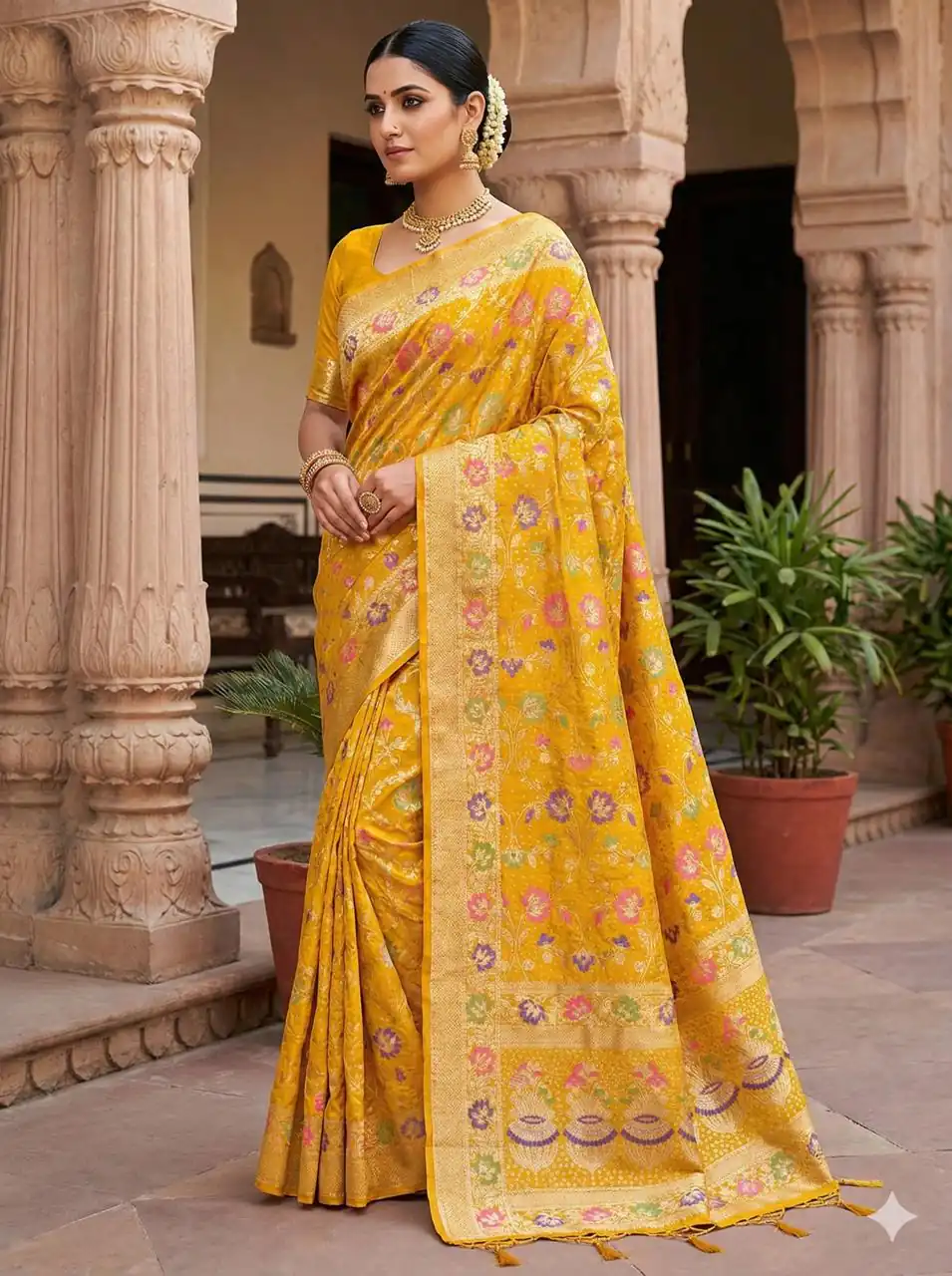 MS 546 Yellow in Color Banarasi Silk Zari Work All Over Saree . Available at ₹1649 only. Delivery 4-6 Working Days. Shop now. | Creative Sarees, Embroidered Sarees, Bollywood Sarees, Designer Sarees, Ethnic Saree, Modern Digital sarees, Party Wear Sarees, Sarees