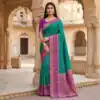Rama Pochampalli Silk Zari Work Saree