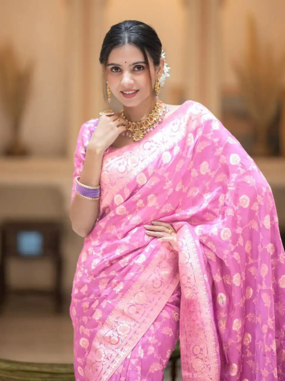 KPR 208 Baby Pink in Color Soft Lichi Silk Designer Work Saree . Available at ₹1399 only. Delivery 4-6 Working Days. Shop now. | Creative Sarees, Bollywood Sarees, Designer Sarees, Embroidered Sarees, Ethnic Saree, Modern Digital sarees, Party Wear Sarees, Sarees