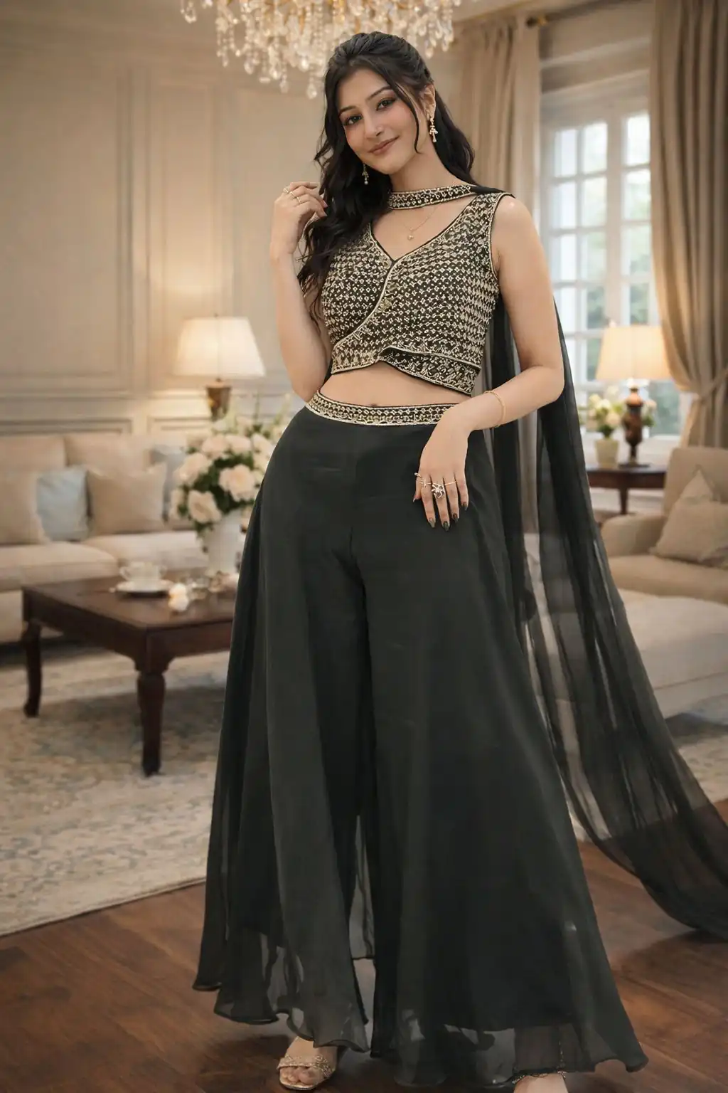 BB 46 Black Banglory Silk Salwar Suit with Sequins Work & Embroidery Work. Introductory Price ₹1899. Delivery 4-6 Working Days. Shop now. | Casual Suits, Jump Suits, Creative suits, Designer Suits, Palazzo Suits, Party Wear Suits, Patiala Suits, Salwar suit, Straight Suits