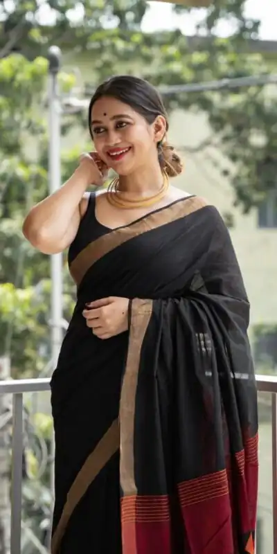 KPR 209 Black Soft Lilan Slab Saree with Lace Border & Lace Work. Now at just ₹1449. Delivery 4-6 Working Days. Shop now. | Creative Sarees, Bollywood Sarees, Designer Sarees, Embroidered Sarees, Ethnic Saree, Modern Digital sarees, Party Wear Sarees, Sarees