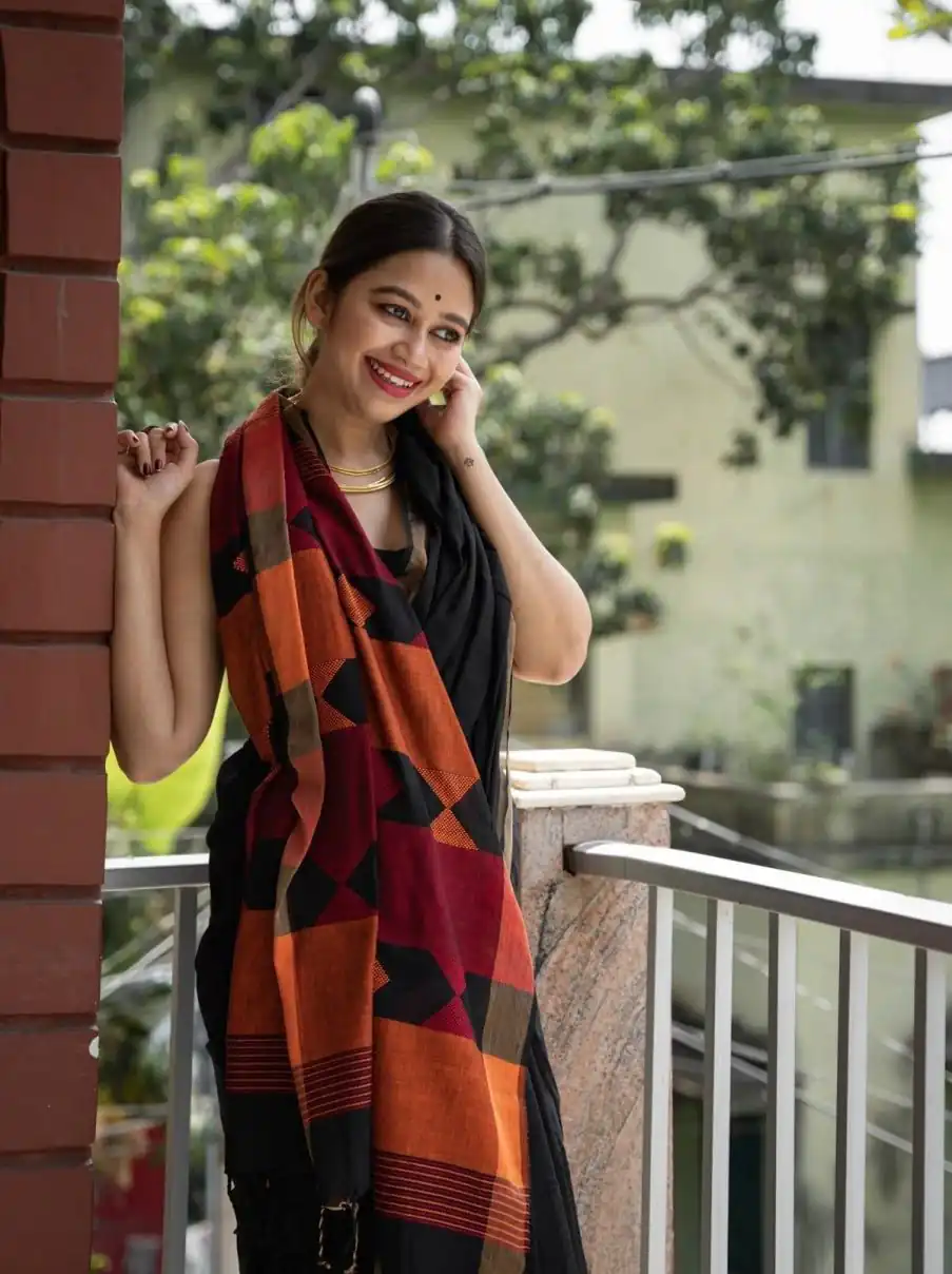 KPR 209 Black Soft Lilan Slab Saree with Lace Border & Lace Work. Now at just ₹1449. Delivery 4-6 Working Days. Shop now. | Creative Sarees, Bollywood Sarees, Designer Sarees, Embroidered Sarees, Ethnic Saree, Modern Digital sarees, Party Wear Sarees, Sarees